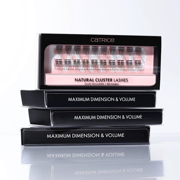 Künstliche Wimpern Set Faked Natural Cluster Lashes CATRICE