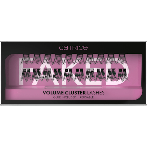 Künstliche Wimpern Set Faked Volume Cluster Lashes CATRICE