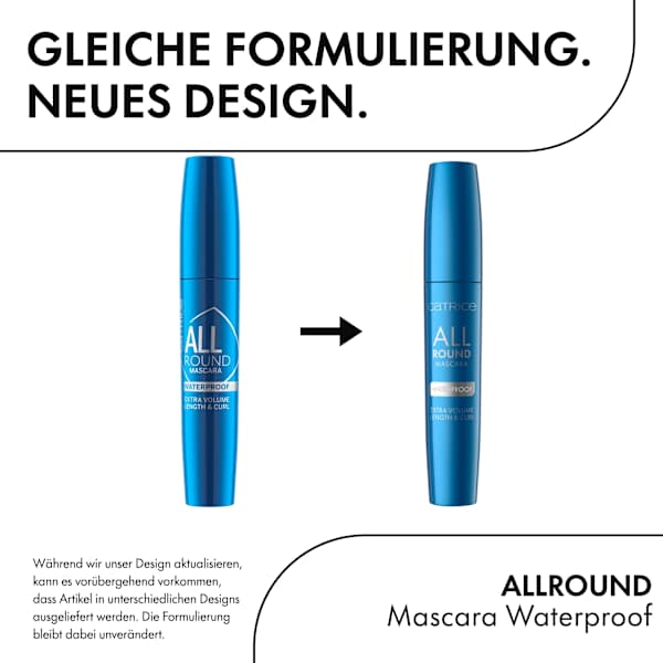 Mascara Allround Waterproof 010 Blackest Black CATRICE
