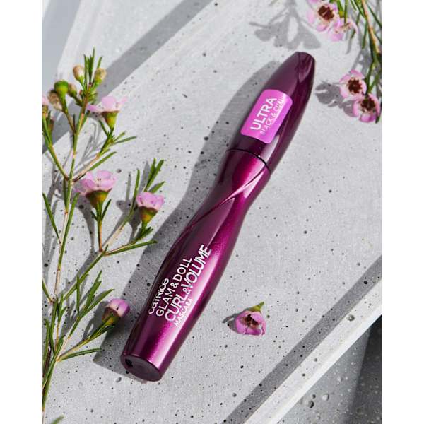 Mascara Glam & Doll Curl & Volume 010 Black CATRICE