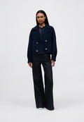 Tommy Hilfiger WOOL BLEND DOUBLE BREASTED PEACOAT