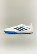 adidas Performance COPA PURE IV PRO TF - Turf football boots - metallic/dark blue/lucid ray blue