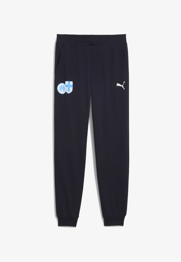 Puma OLYMPIQUE DE MARSEILLE FTBLCULTURE - Tracksuit bottoms - new navy- white