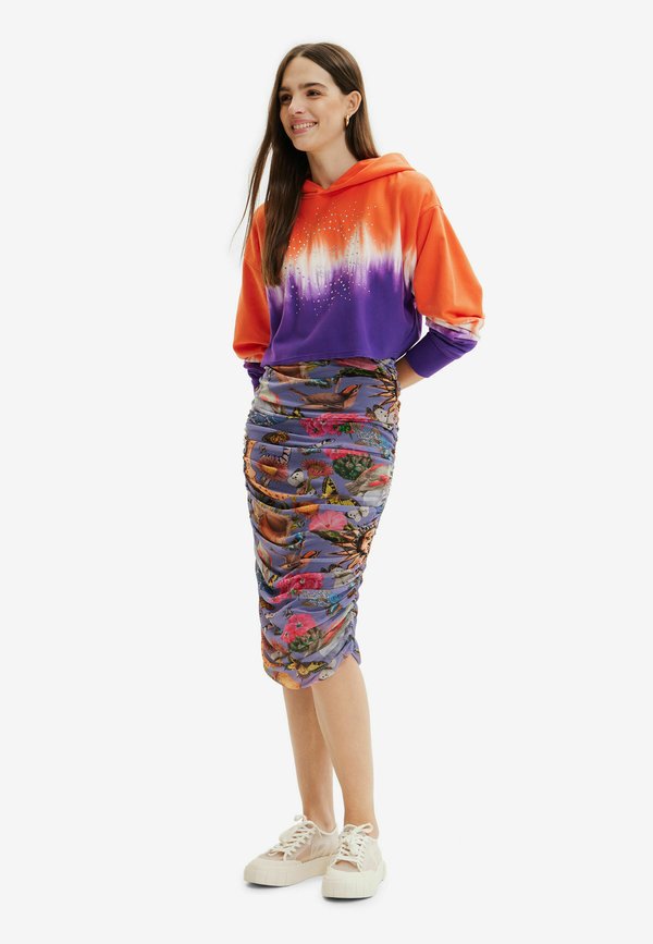 Desigual TIE-DYE RHINESTONE HOODIE