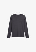 Calvin Klein Underwear LONG SLEEVE CREW NECK - Pyjama top - volcanic ash