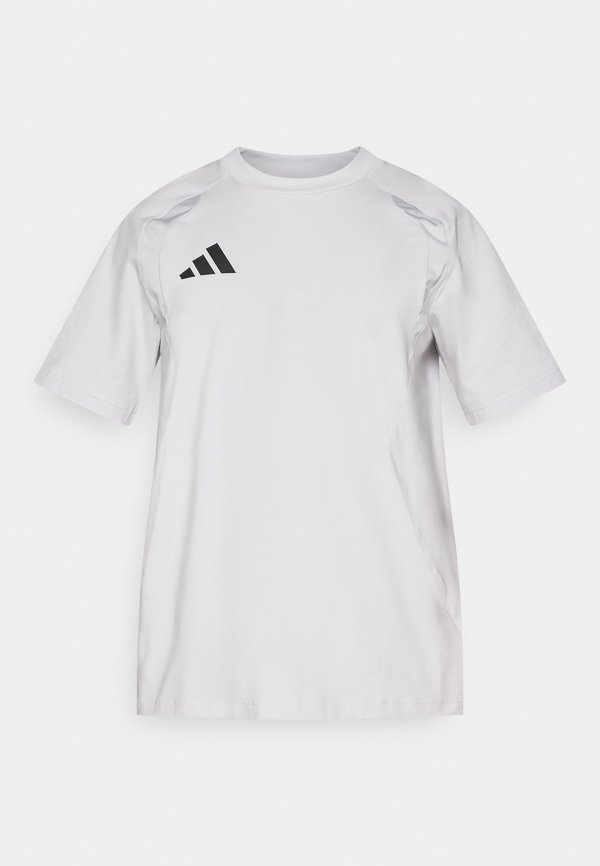 adidas Performance TIRO TRAVEL TEE - Sports T-shirt - team light grey/black
