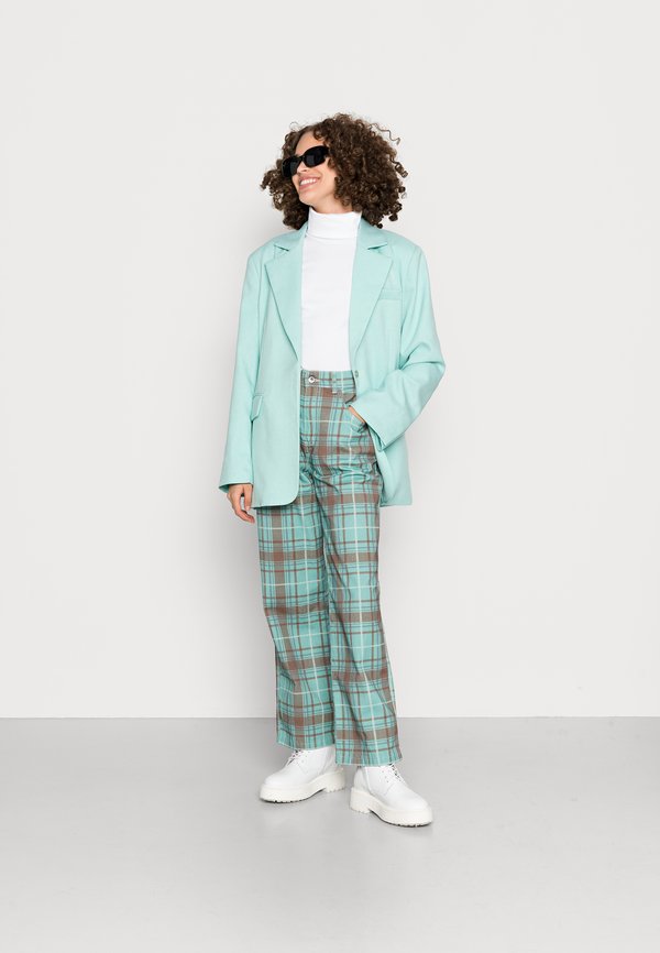 Kickers Classics CHECK DRILL STRAIGHT LEG TROUSER