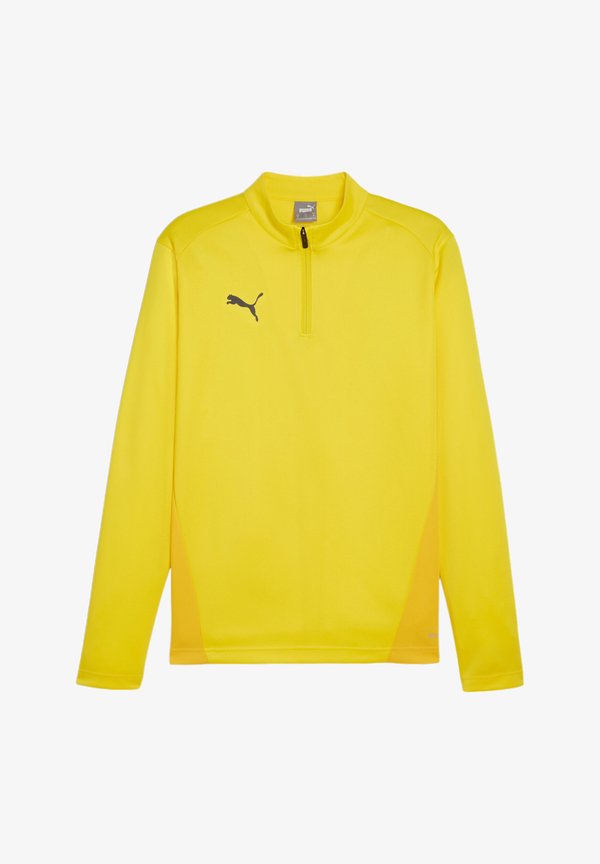 Puma FUSSBALL-TEAMS-GOAL TRAINING 1/4 ZIP - Long sleeved top - gelbschwarzgelb