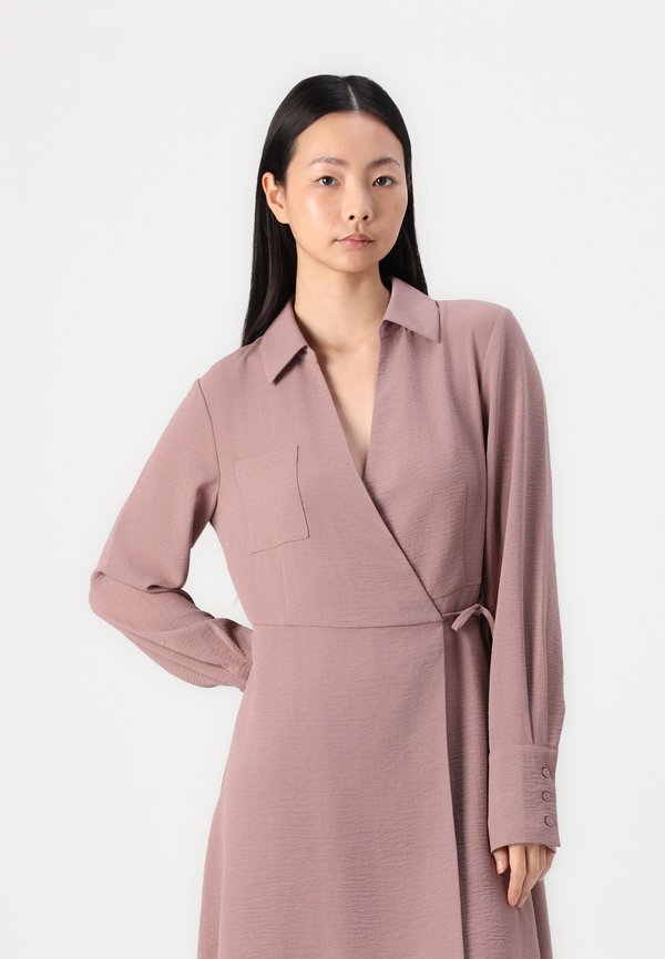 ONLY ONLLYDIA V NECK WRAP DRESS