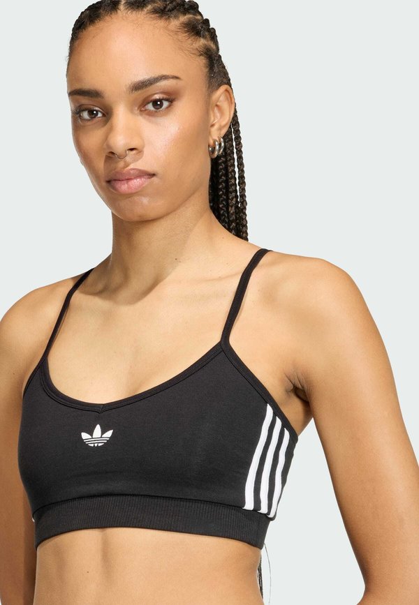 adidas Originals 3 STRIPES  - Bustier - black   white