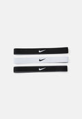Nike Performance FLEX CLASSIC WIDE HEADBANDS 3 PACK - Other accessories - black/white