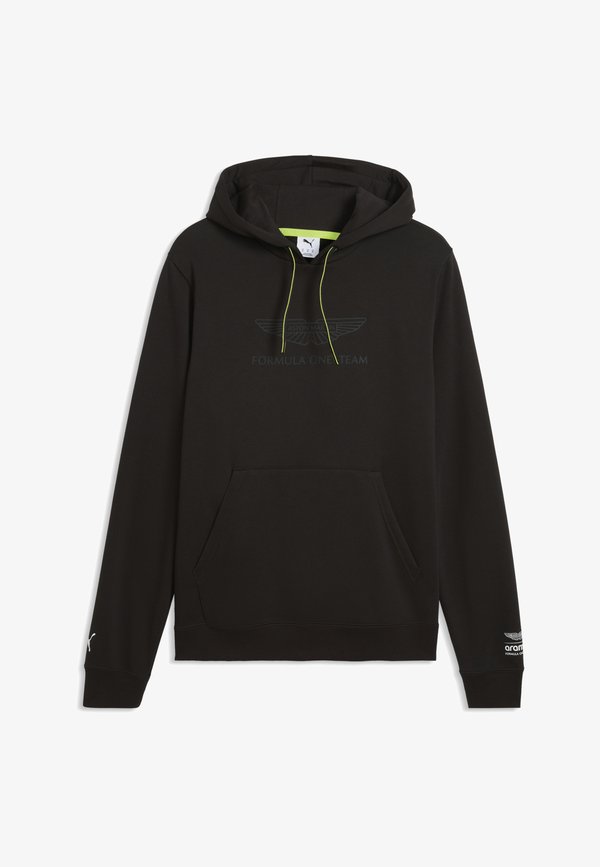 Puma PUMA X ASTON MARTIN ARAMCO F1® TEAM ESSENTIALS HOODIE - Hoodie - black
