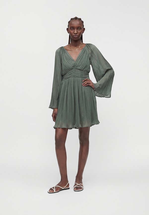 Vero Moda VMDORA LS SHORT PLISSE DRESS WVN EXP