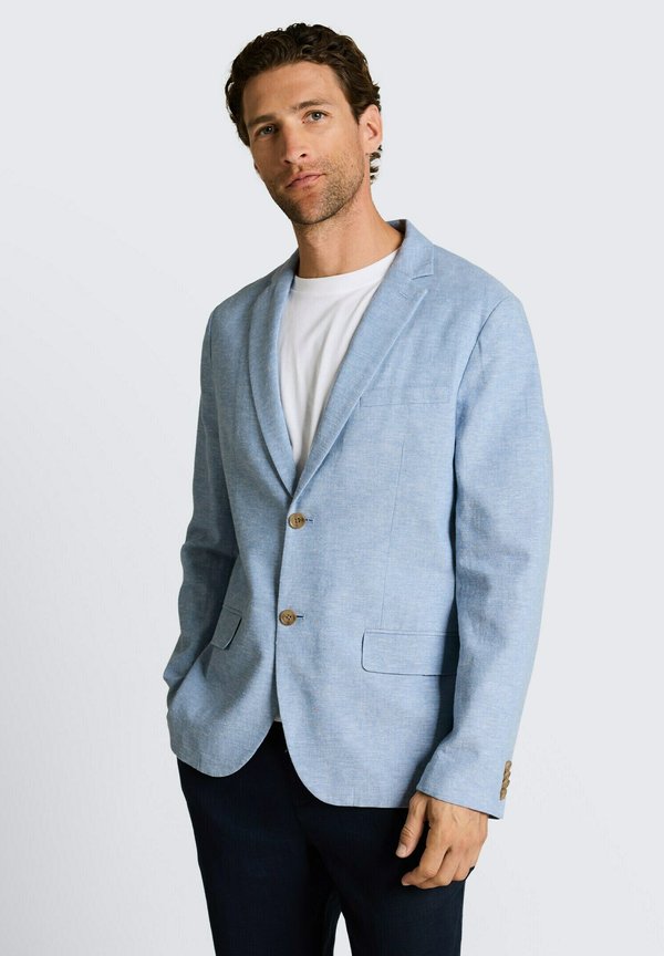 TOM TAILOR TOM TAILOR BLAZER SAKKO MIT LEINENANTEIL