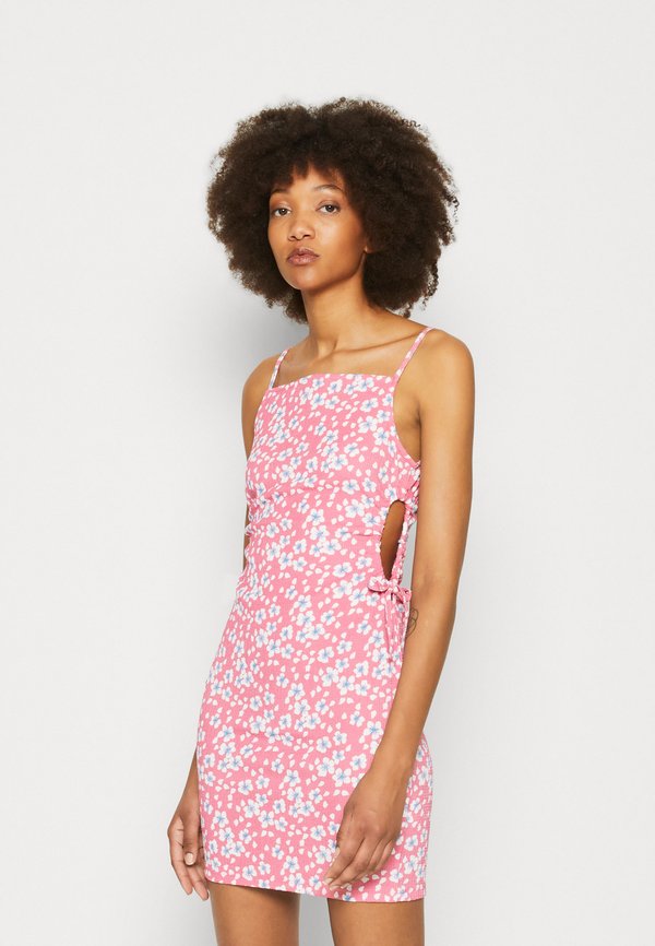 Pieces PCHYLMU DRAWSTRING MINI DRESS