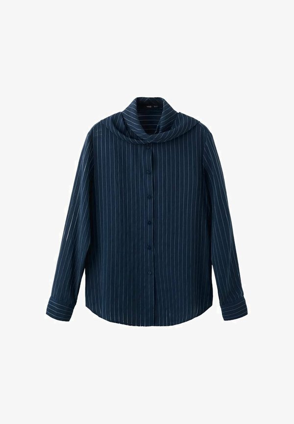 Mango Button-down blouse - royal blue