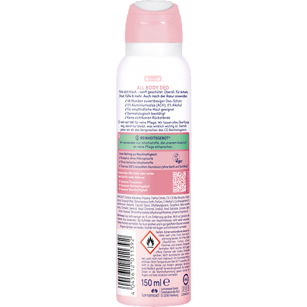 Deospray ALL BODY DEO CD