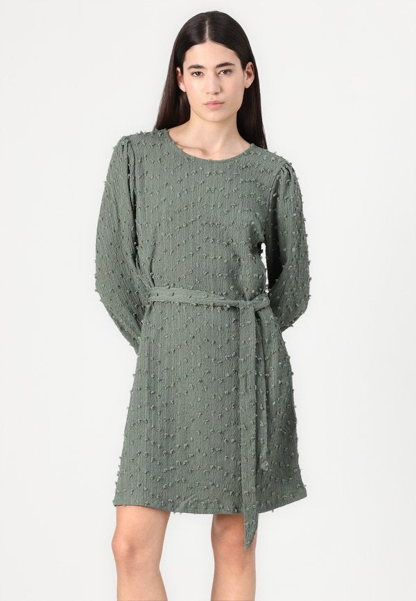 VILA VIEVALINE O NECK SHORT DRESS