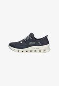 Skechers GLIDE-STEP PRO - Trainers - navy mesh/hotmelt