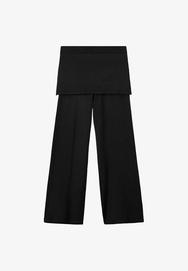 Mango ADULT - Trousers - black