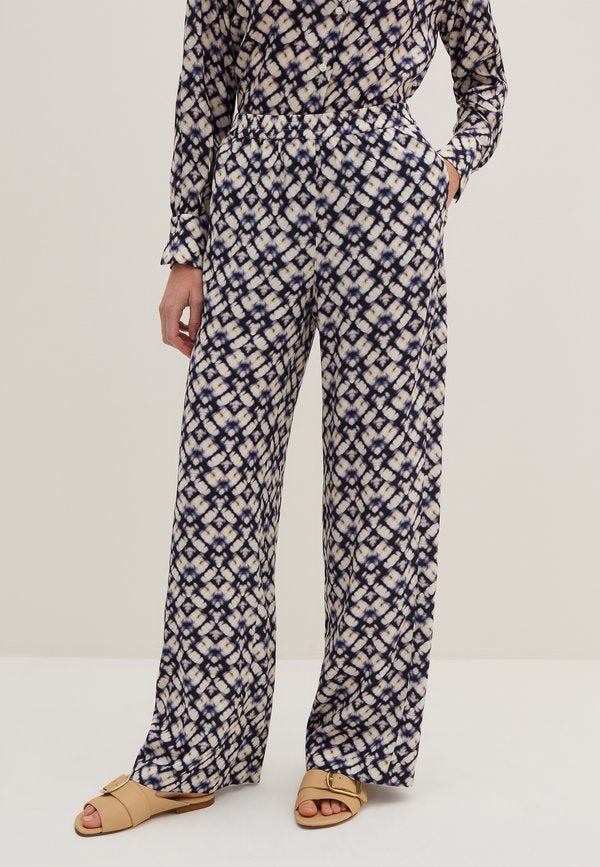 Stefanel STRAIGHT FIT WITH SHIBORI PRINT