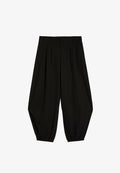 Bershka TROUSERS - Trousers - black