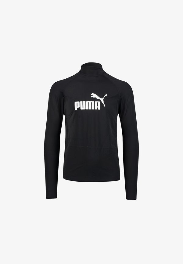 Puma SWIM MEN LONG SLEEVE RASH GUARD 1P - Rash vest - black