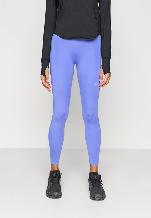 Nike Performance TEMPO - Running tights - sapphire/reflective silver-coloured