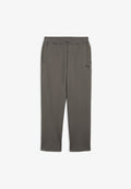 Puma ESSENTIALS HEAVY FLEECE RELAXED SWEATHOSE - Tracksuit bottoms - mouse gray