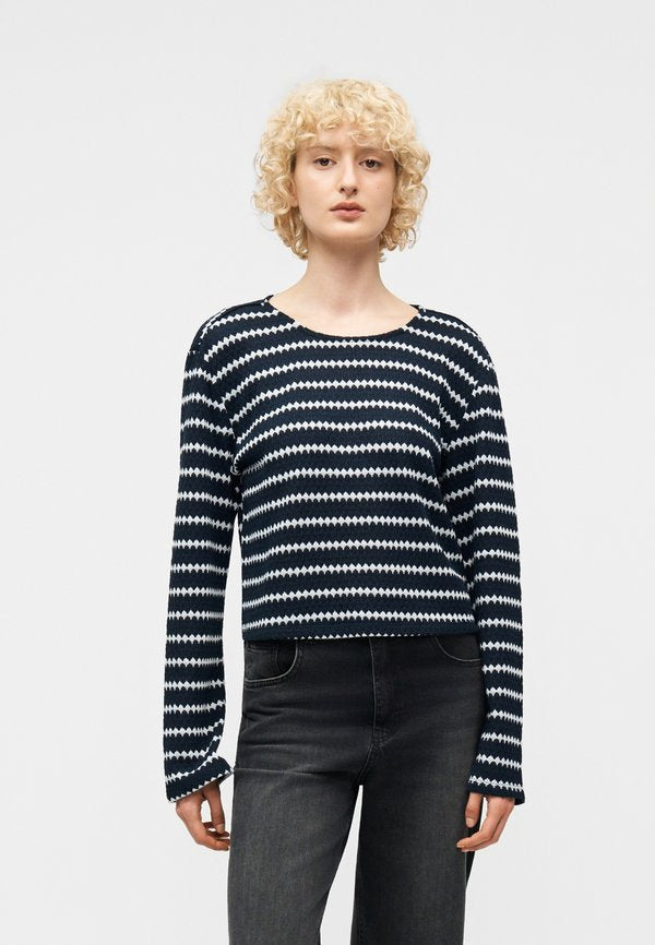 ONLY ONLEVA O NECK STRIPE