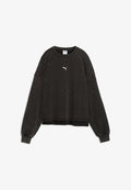 Puma RUN CULTURE COLLECTIVE OVERSIZED GRAPHIC SWEATSHIRT - Sweatshirt - black