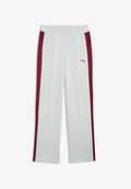 Puma T7 ALWAYS ON STRAIGHT TRACK PANTS OP - Tracksuit bottoms - créme de mint-garnet glow