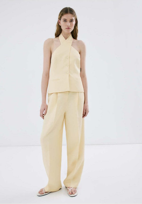 Mango ADULT - Waistcoat - yellow