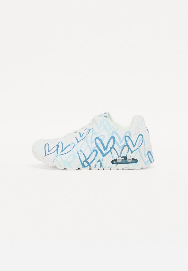 Skechers UNO - Trainers - white/blue