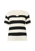 Kaffe Curve KCLIZZY STRIPED V-NECK