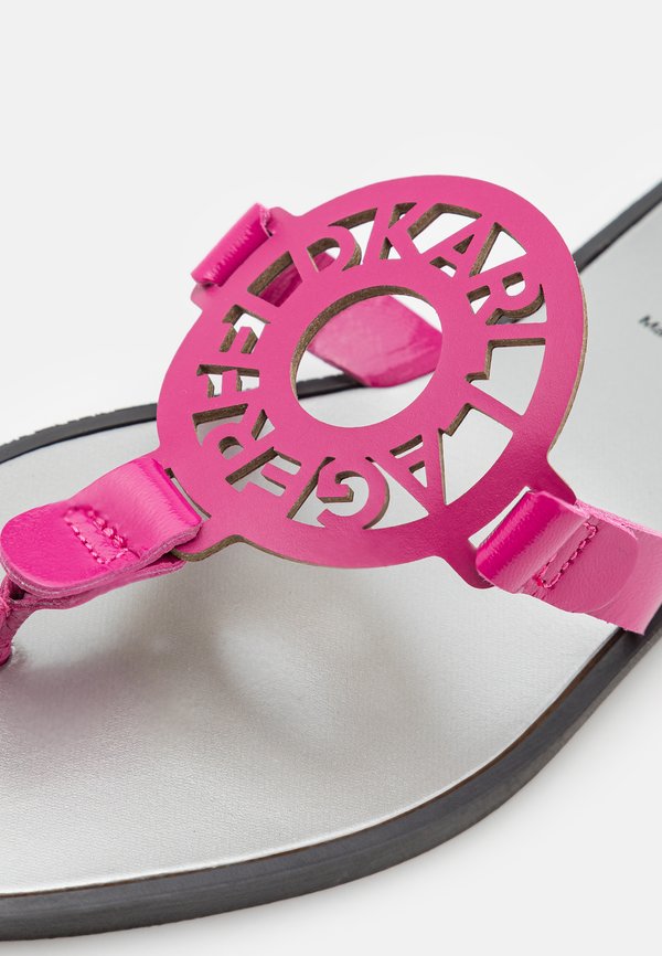 KARL LAGERFELD SKOOT RING LOGO TOE POST