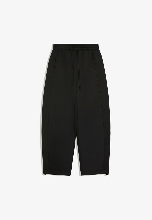 Bershka TECHNIC BALLOON - TROUSERS - Tracksuit bottoms - black