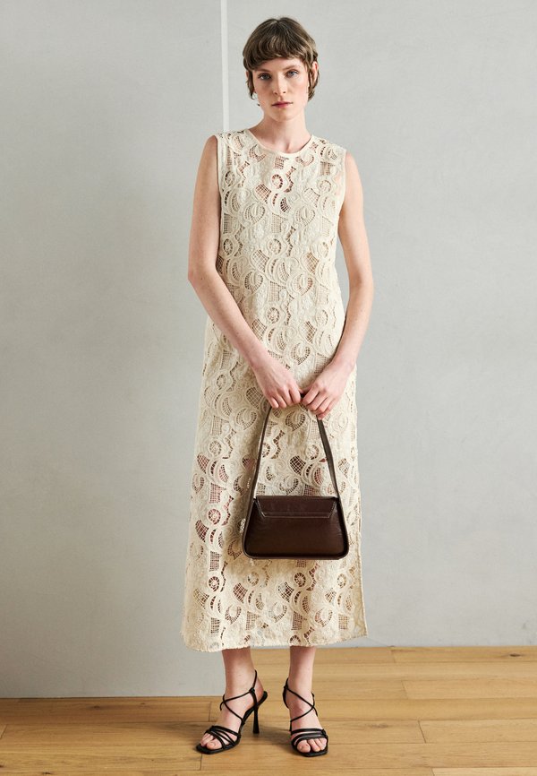 Scotch & Soda FLAME EMBROIDERY MIDI DRESS