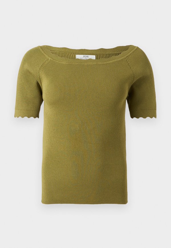 JDY JDYLOU S/S SCALLOP PULLOVER KNT