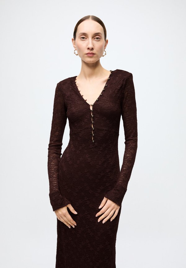 Bardot ZENIA LONG SLEEVE MIDI DRESS