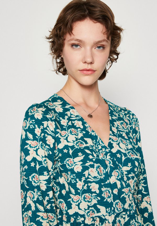 YAS YASBIMLA MIDI WRAP DRESS