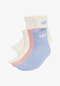 adidas Originals MID ANKLE SCK 6 PACK UNISEX - Socks - chalk blue mauve off white