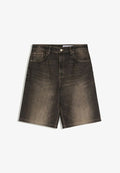Bershka Denim shorts - brown