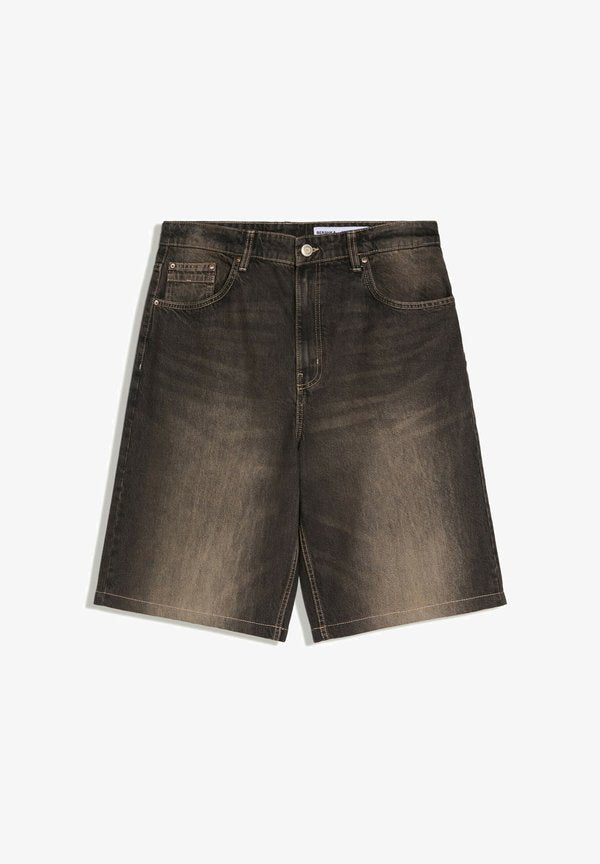 Bershka Denim shorts - brown