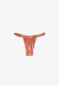 Bershka LAMINATED - BIKINI BOTTOMS - Bikini bottoms - orange