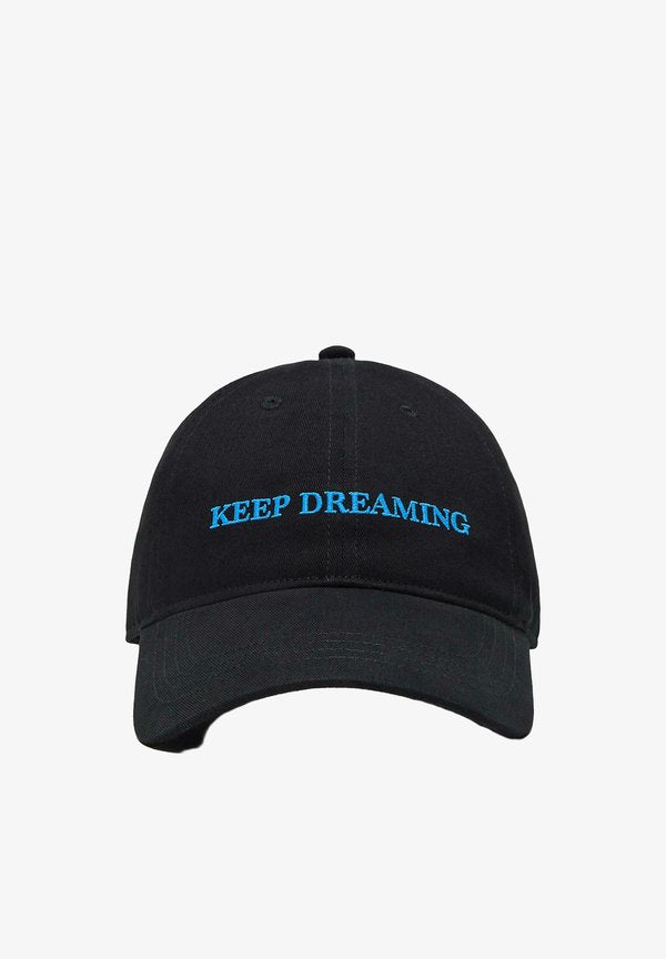 Bershka EMBROIDERED CAP - Cap - black