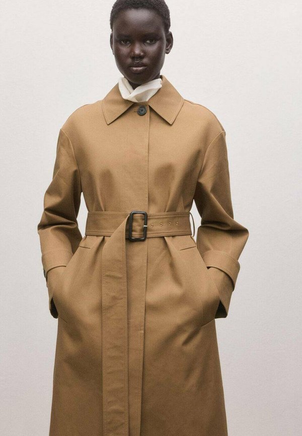 Mango Classic coat - brown