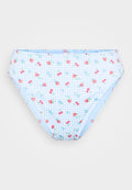 Hollister Co. Curvy High-Leg High-Waist Ribbed Cheeky Bikini Bottom