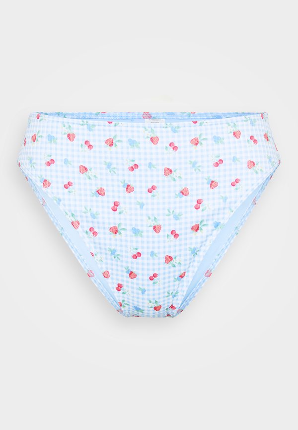 Hollister Co. Curvy High-Leg High-Waist Ribbed Cheeky Bikini Bottom