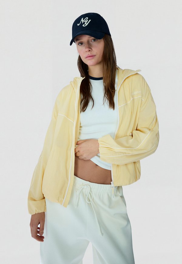 Bershka HOODED  - Training jacket - beige